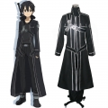 主宰者 刀剑神域 桐谷和人 黑色全套cosplay服装套装